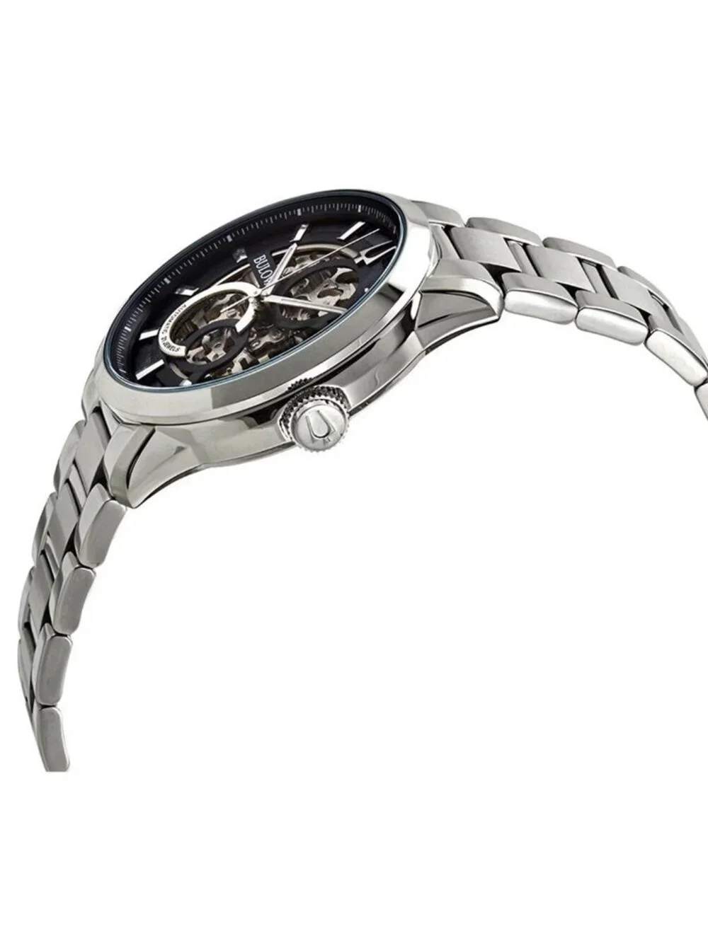 NWT Bulova Sutton Automatic Skeleton Dial Men's Watch